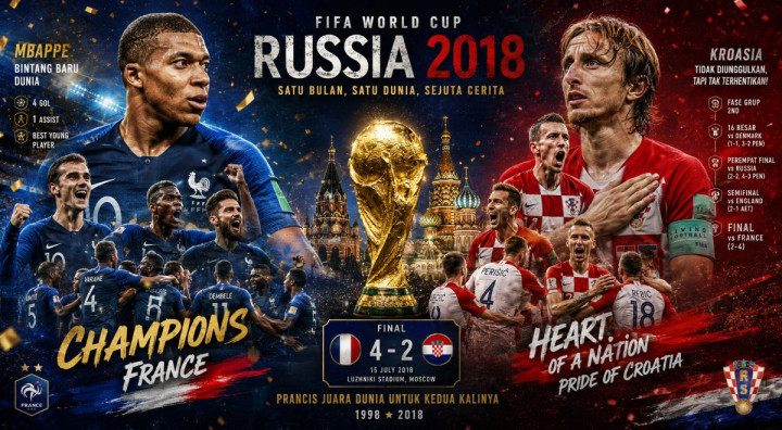 Panggung Lahirnya Bintang Mbappe dan Magis Kroasia | Dr. Borat