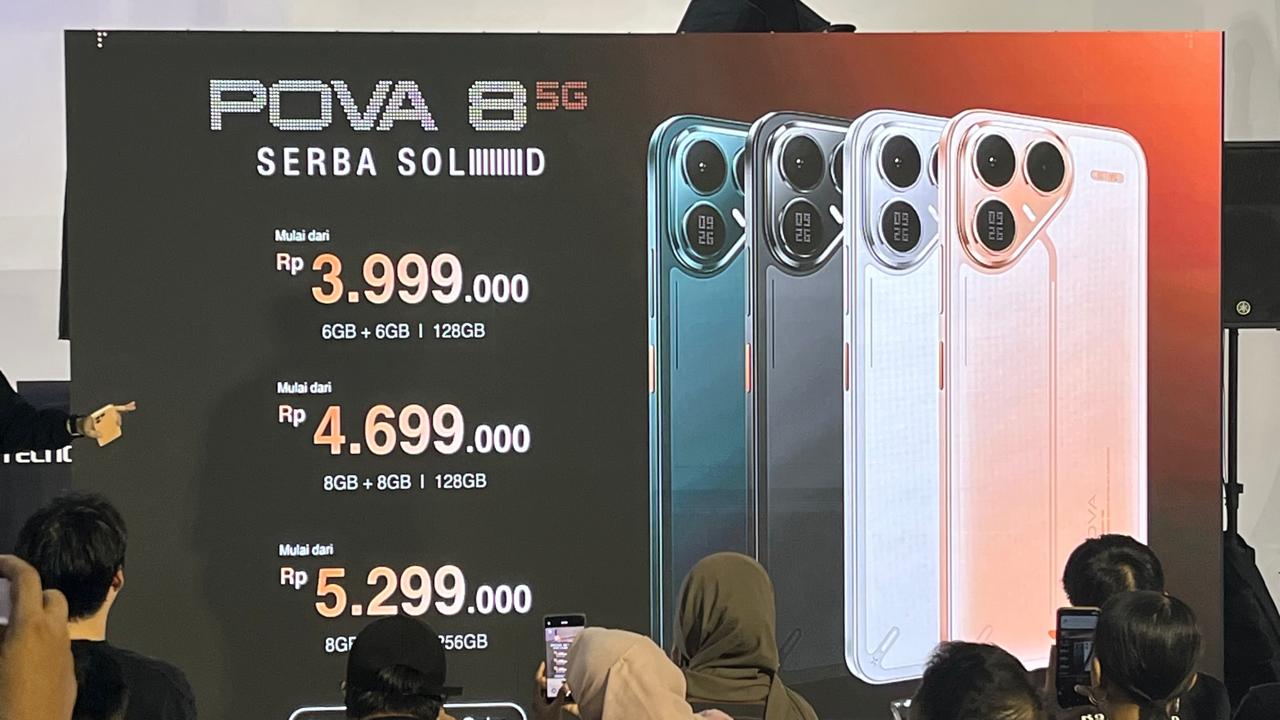 Harga Tecno Pova 8 5G di Indonesia Mulai Rp3 Jutaan | Dr. Borat