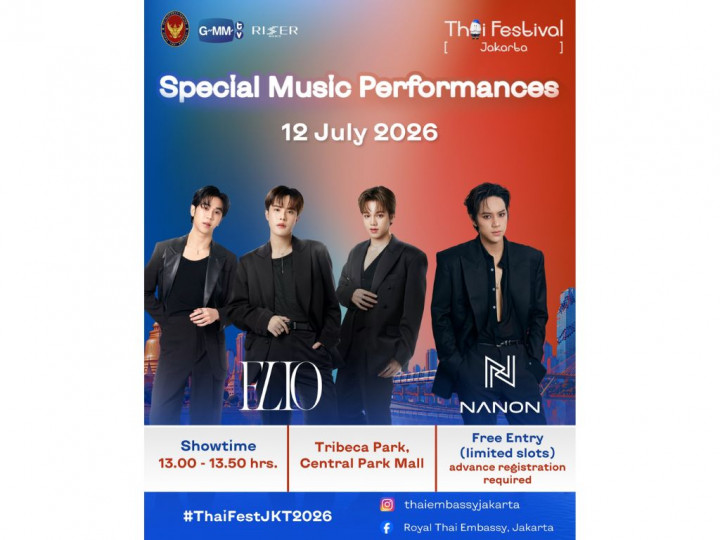 FLIO dan Nanon Siap Meriahkan Thai Festival 2026 di Jakarta, Gratis! | Dr. Borat